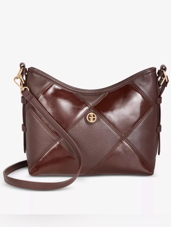 Giani Bernini Handbags - Giani Bernini Pebble Soft MD Shoulder Bag. Rich Coffee.